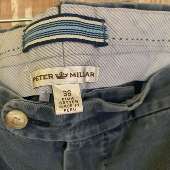 Faded blue Peter Millar chino pants - Picture 2 of 3